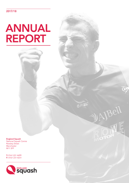 England Squash Annual Report 2017/18