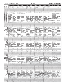 Sunday Morning Grid 12/24/17 Latimes.Com/Tv Times