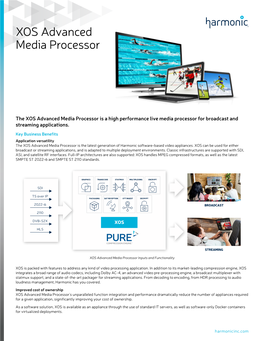 XOS Advanced Media Processor