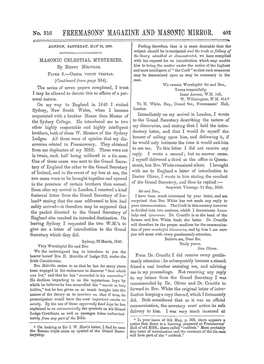 MASONIC CELESTIAL MYSTERIES. with His Request for an Introduction Ivhich May Enable Him to Bring the Matter Under the Notice of the Highest by HENKY MELVILLE