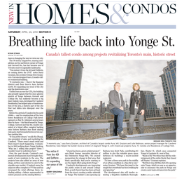 Breathing Life Back Into Yonge St