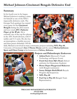 Michael Johnson-Cincinnati Bengals Defensive End