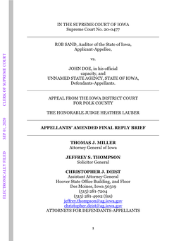 Appellant Final Reply Brief (164.89