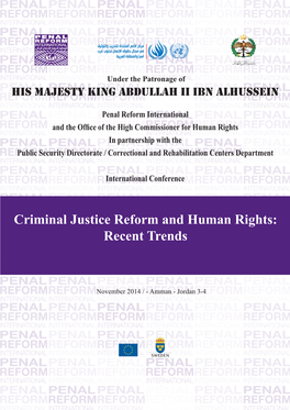 Criminal Justice Reform and Human Rights: Recent Trends