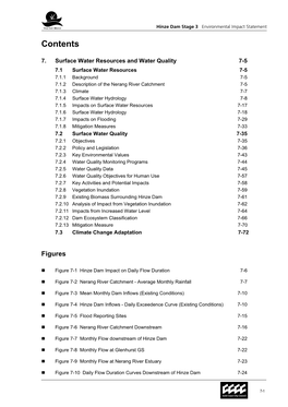 Section 7: Surface Water and Water Quality