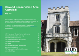 Cawood Conservation Area Appraisal May 2021