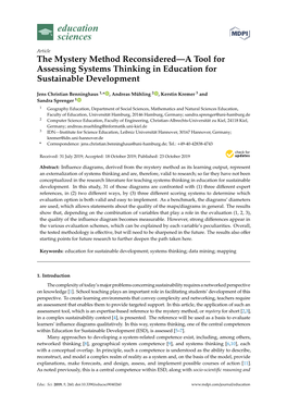 The Mystery Method Reconsidered--A Tool for Assessing Systems