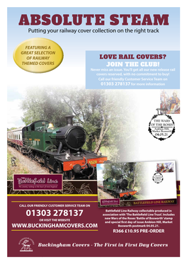 ABSOLUTE STEAM Putting Your Railway Cover Collection on the Right Track