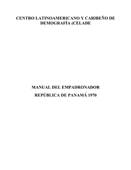 Centro Latinoamericano Y Caribeño De Demografía (Celade