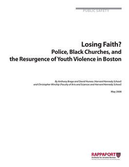 Losing Faith? Police, Black Churches, and the Resurgence of Youth Violence in Boston