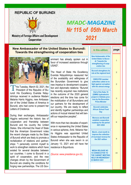 MFADC-MAGAZINE Nr 115 of 05Th March 2021