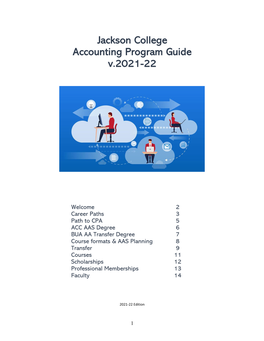 Jackson College Accounting Program Guide V.2021-22