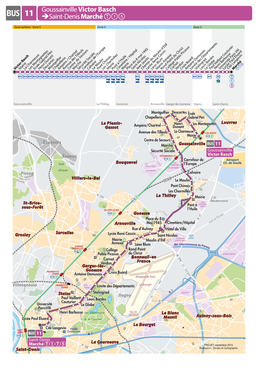 Contact KEOLIS CIF > Horaire > Horaire Des Bus 11