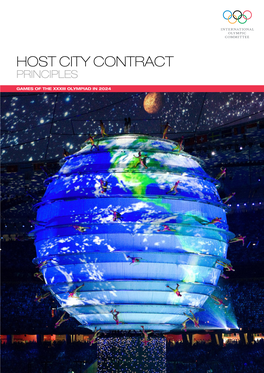 Host City Contract 2024 Principles