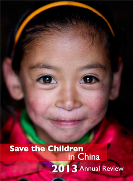 Save the Children in China 2013 Annual Review