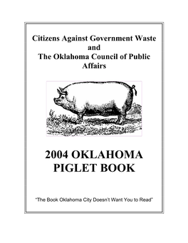 2004 Oklahoma Piglet Book