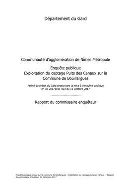 Rapport Boullargues Puit Des Canaux