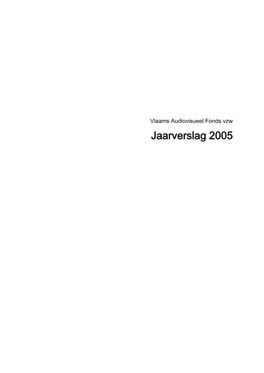 Jaarverslag 2005