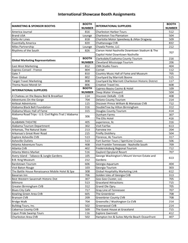 IS17 Booth Sign List