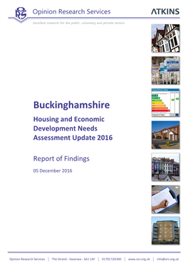 Buckinghamshire Housing and Economic Development Needs Assessment Update 2016