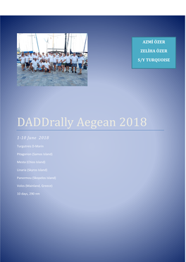 Daddrally Aegean 2018