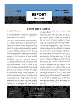 Report Fall 2014