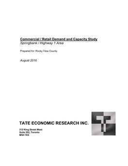 Tate Economic Research Inc