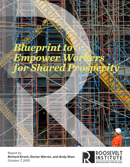 Blueprint to Empower Workers for Shared Prosperity