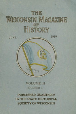 Hjrthe STATE HISTORICAL OCIETY of WISCONSIN