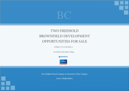 Two Freehold Brownfield Development Opportunities for Sale