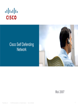 Cisco Self Defending Network