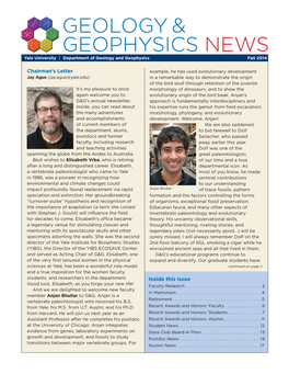 Geology & Geophysics News