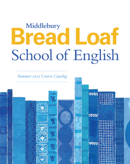 Summer 2015 Course Catalog