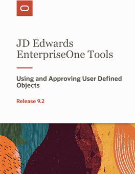JD Edwards Enterpriseone Tools