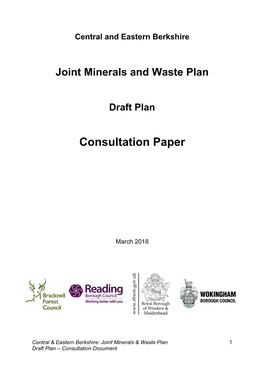 Consultation Paper