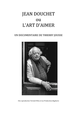 JEAN DOUCHET Ou L’ART D’AIMER