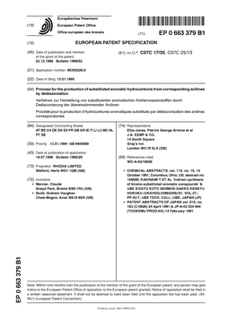 Process for the Production of Substituted Aromatic Hydrocarbons