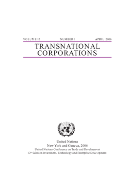 Transnational Corporations