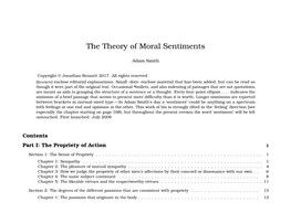 The Theory of Moral Sentiments