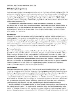 Bible Concepts: Repentance, VZ Feb 1994
