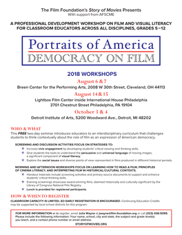 Portraits of America DEMOCRACY on FILM