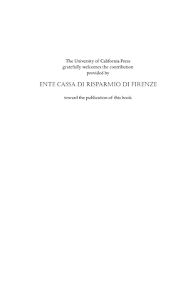 Ente Cassa Di Risparmio Di Firenze