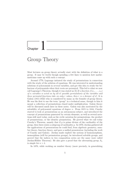 Group Theory