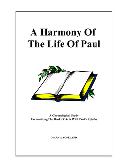 A Harmony of the Life of Paul