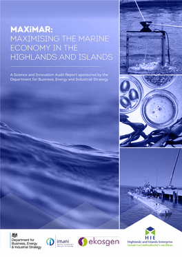 Maximar: MAXIMISING the MARINE ECONOMY in the HIGHLANDS and ISLANDS