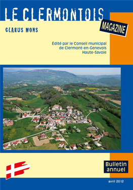 Édité Par Le Conseil Municipal De Clermont-En-Genevois Haute-Savoie