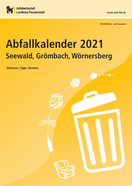 Abfallkalender Seewald