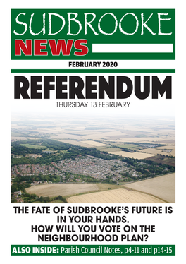 News February 2020 Referendum Thursday 13 February