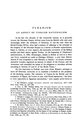 Turanism, an Aspect of Turkish Nationalism 23 Did, Turkic Ethnicism in Contrast to the Theocratic Interracialism of the Community of the Faithful Jümmetj