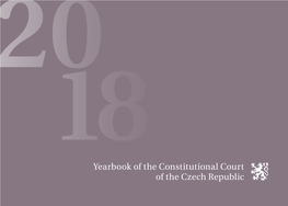 Yearbook of the Constitutional Court of the Czech Republic